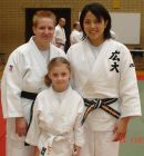 Yvette, Eve and Yuko, Guest Instructor at Bognor Summer School in August 2007.